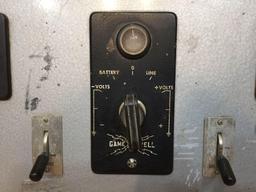 Vintage GameWell Power Supply Panel w/ Voltage & Amperage Gauges STEAM PUNK