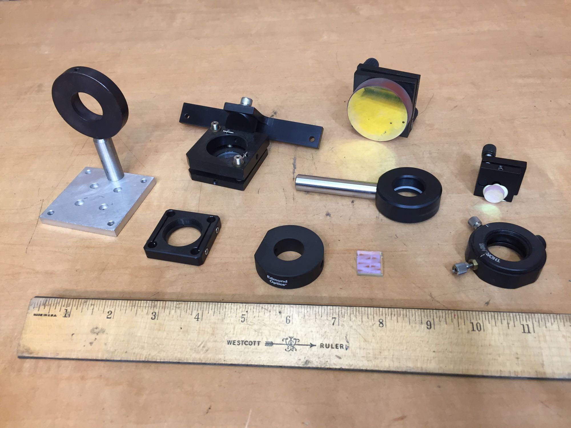 Assorted Laboratory Lens Mounts - 8pcs