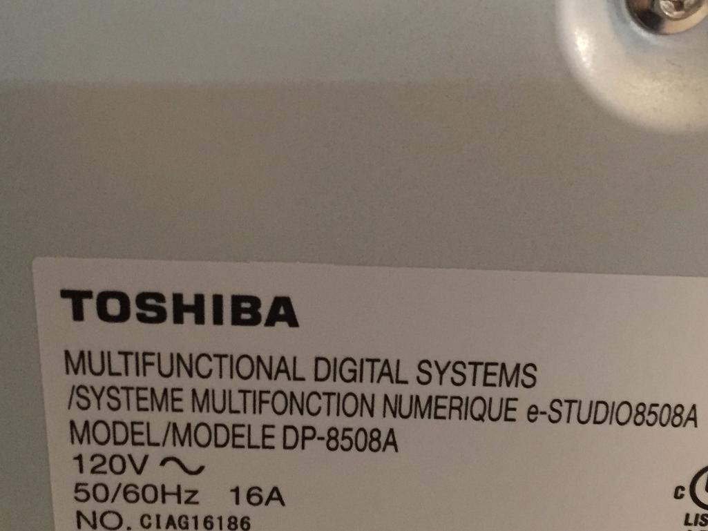 Toshiba e-Studio 8508A Multifunction B&W Copier / Printer