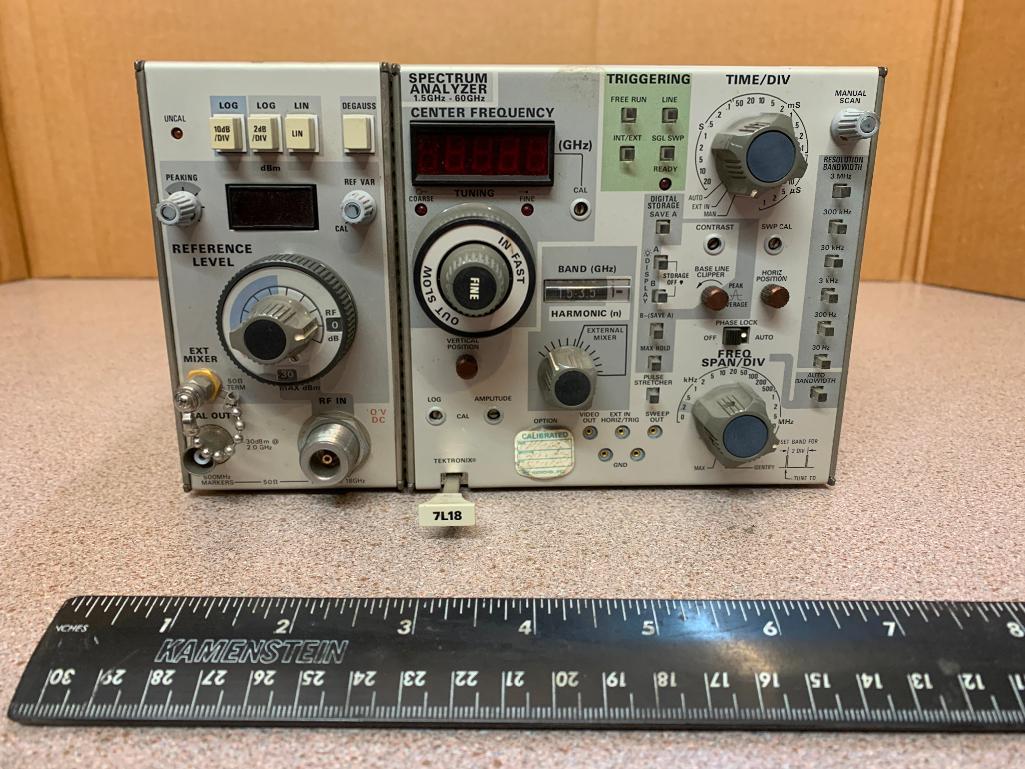 Tektronix 7L18 1.5GHz to 60GHz Spectrum Analyzer Plug-in for 7000 Series Scopes