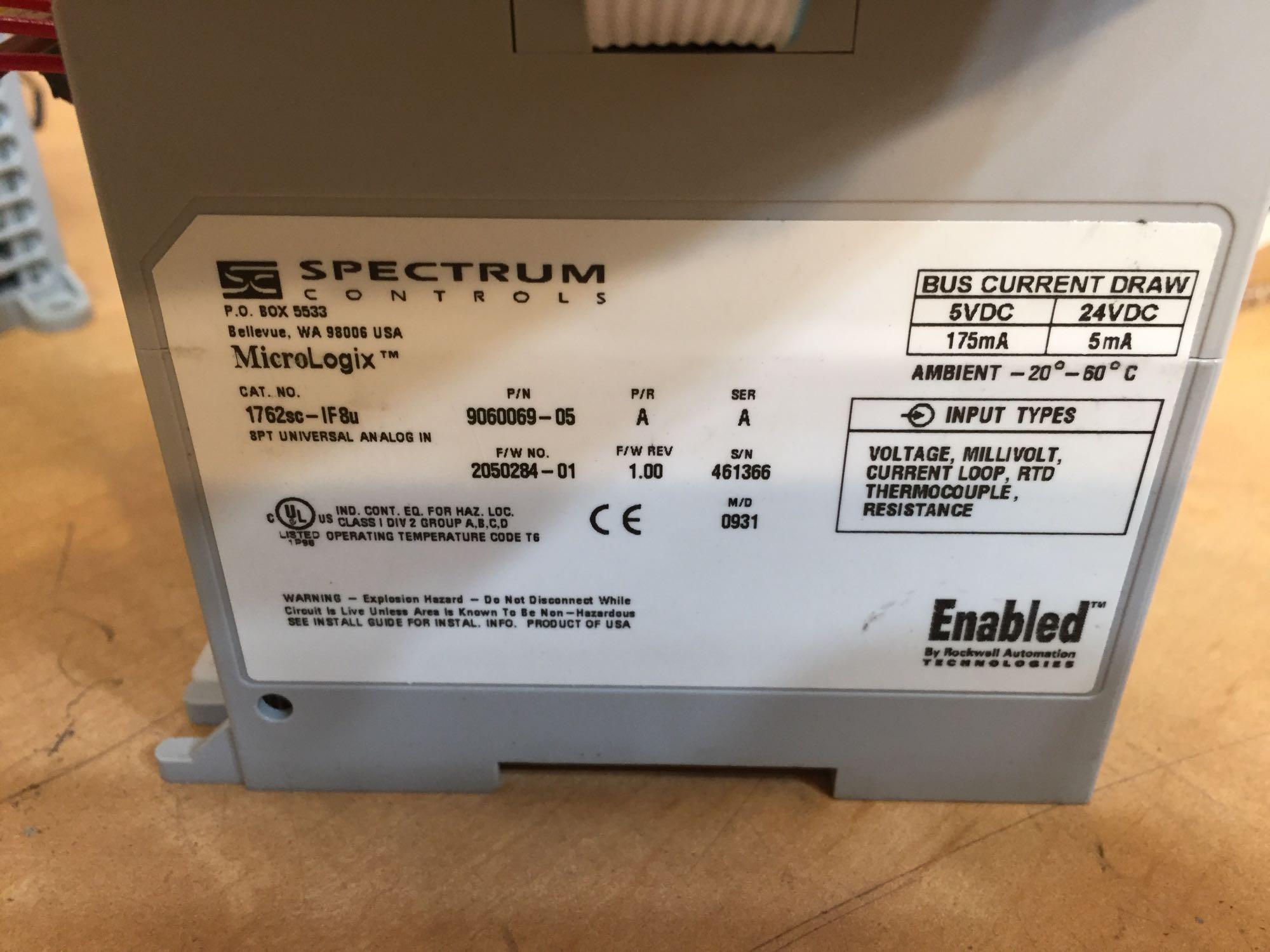 Allen Bradley Micrologix 1400 PLC & I/O Micrologix Modules - 7 pcs