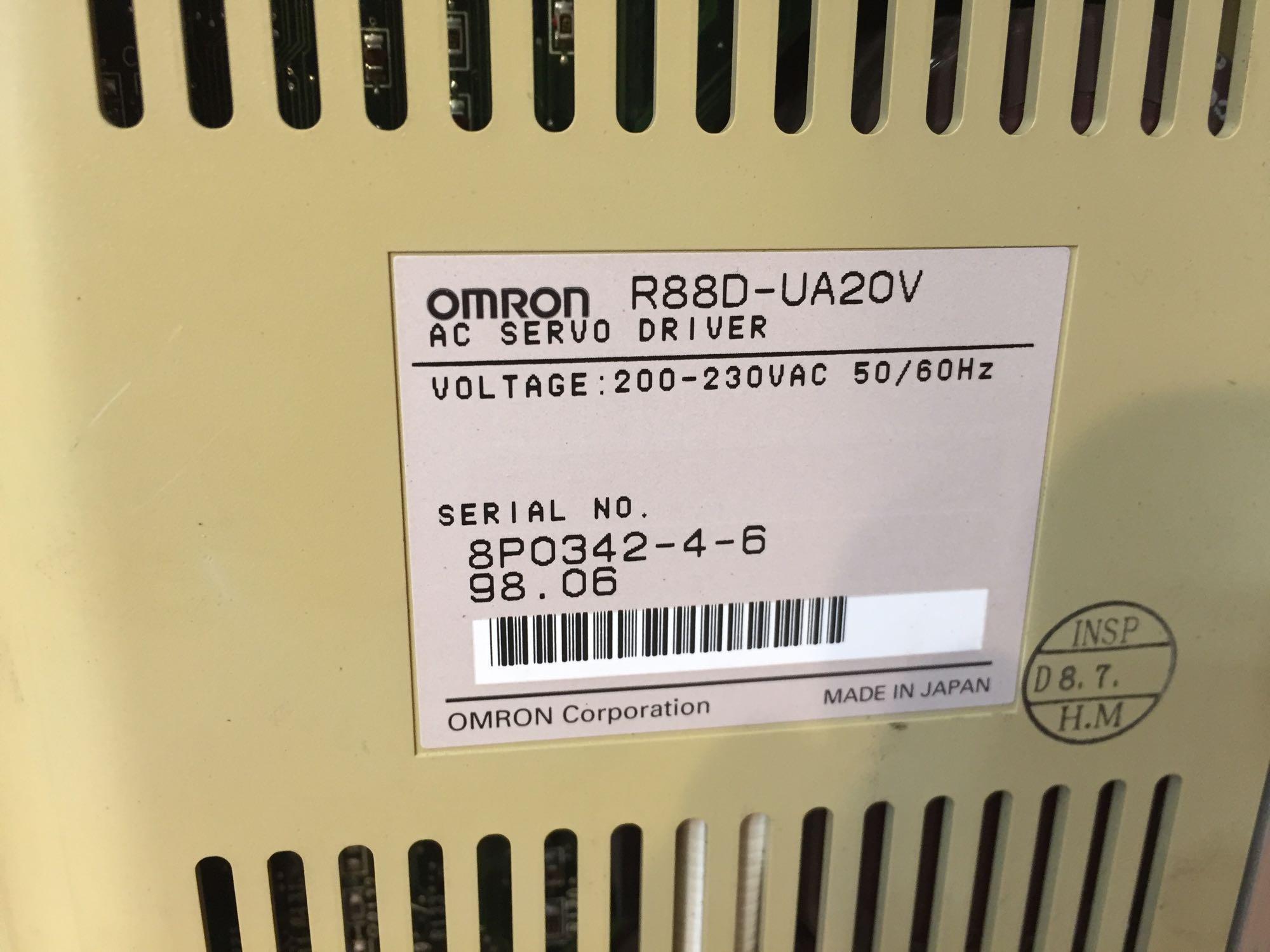 Omron R88D-UA20V AC Servo Drivers - 2pcs