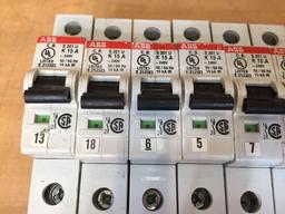 ABB S201U-K Miniature Circuit Breaker 15A 240VAC - 17pcs