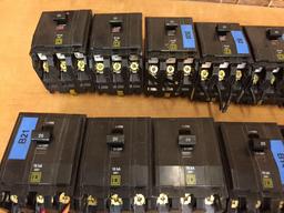 Square D 20amps Circuit Breakers