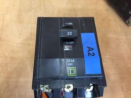 Square D 20amps Circuit Breakers