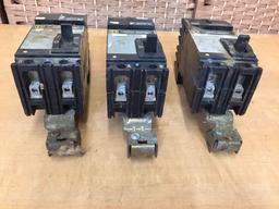 Square D 15A Thermal Magnetic Circuit Breakers - 3pcs