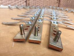 Silver Plated Copper Busbars - 7pcs