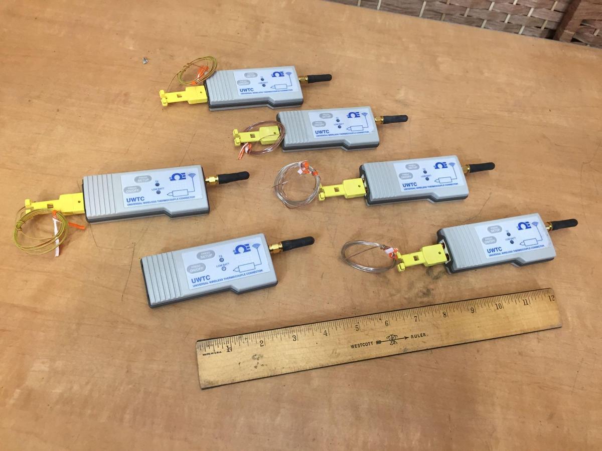 Omega UWT UWTC-2 Universal Wireless Thermocouple Connector w/ Probes - 6pcs