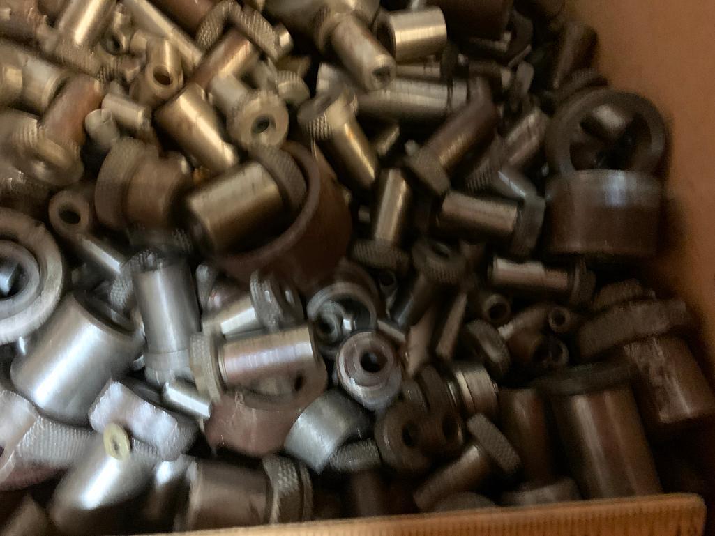 61.lbs Lot of Aircraft Machinist Drill Guide Slips / Inserts
