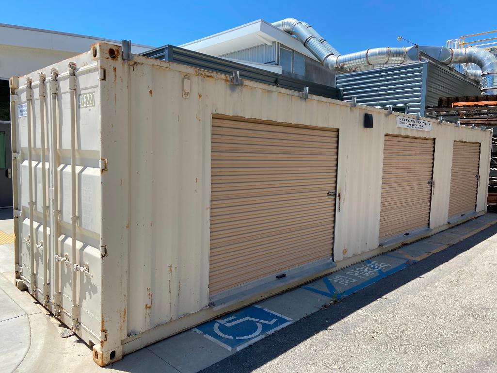 40' CONEX Box / Shipping / Storage Container + 3 Roll Up Doors