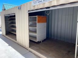 40' CONEX Box / Shipping / Storage Container - 3 Roll-up Doors