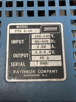 Sorensen PTM 5-16 5VDC / 16A DC Power Supply