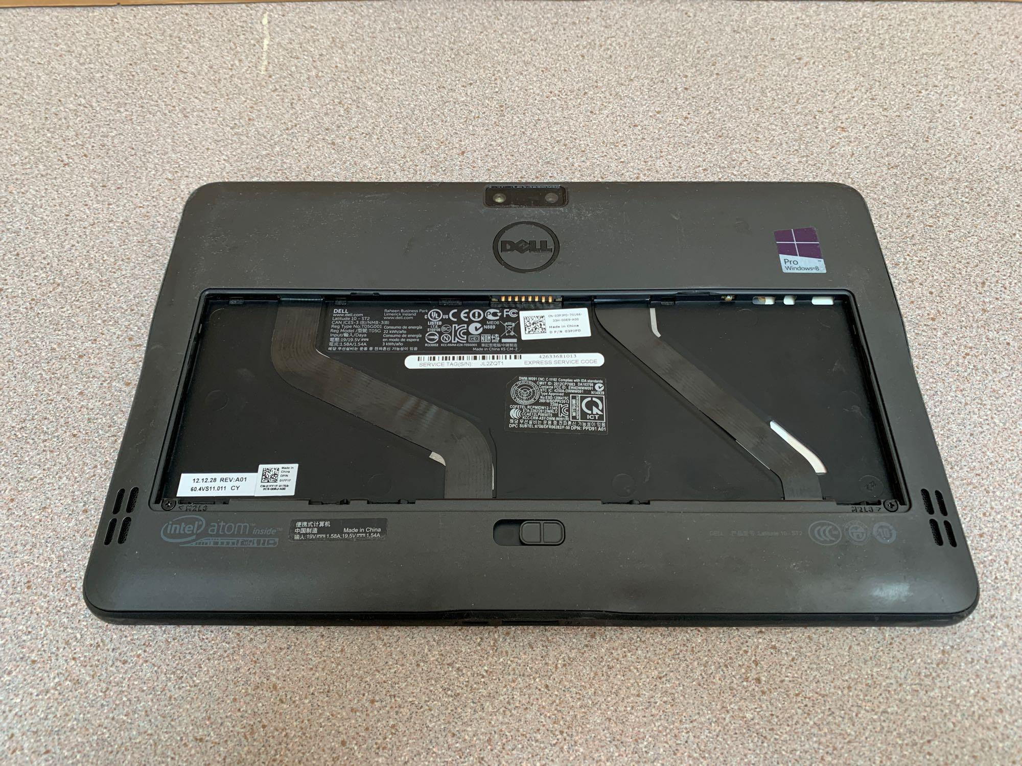 Dell Latitude 10 ST2 Windows 8 Touch Screen Tablet