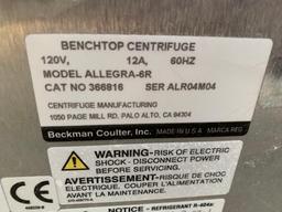 Beckman Coulter Allegra 6R Refrigerated Centrifuge