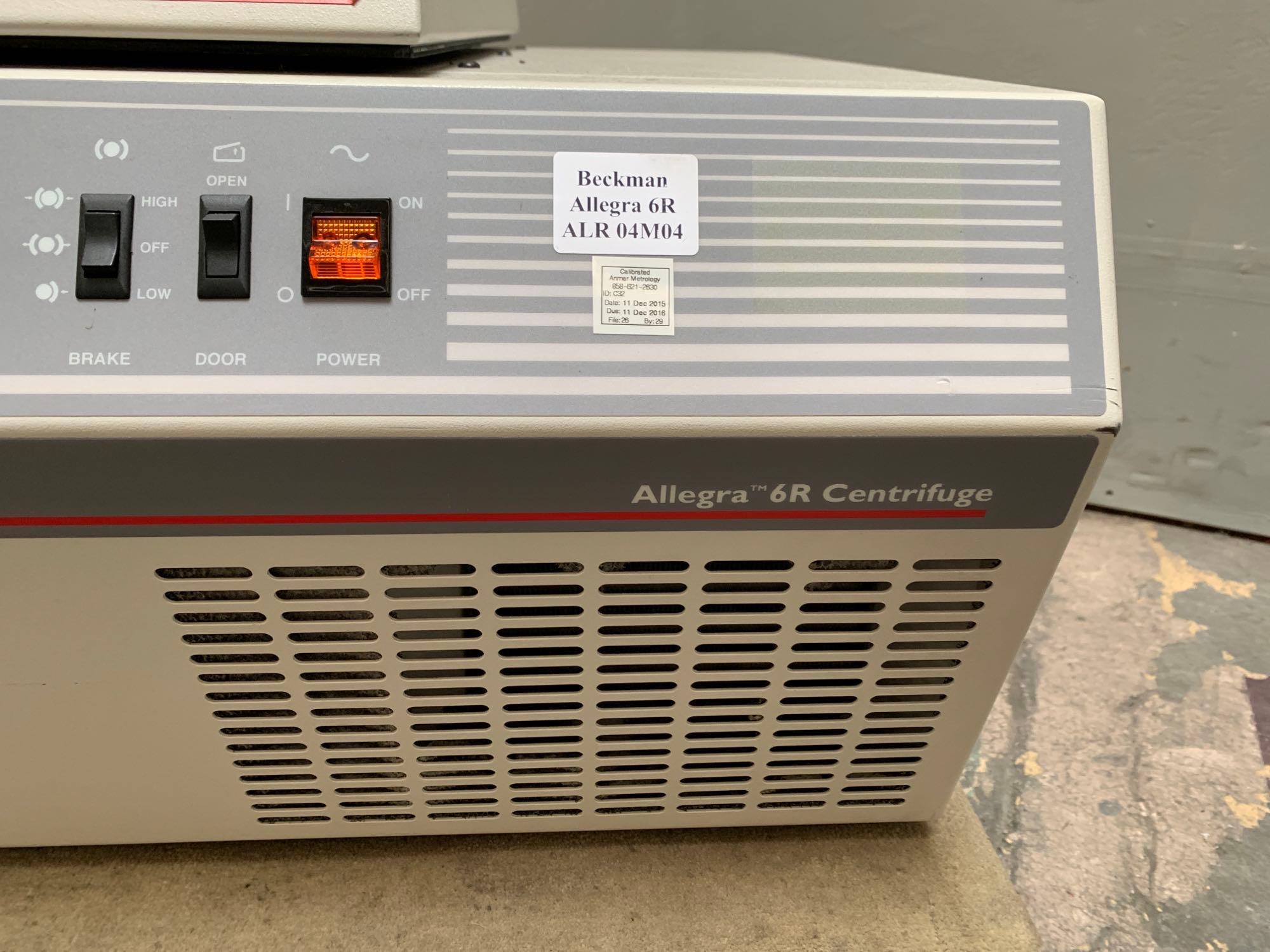 Beckman Coulter Allegra 6R Refrigerated Centrifuge