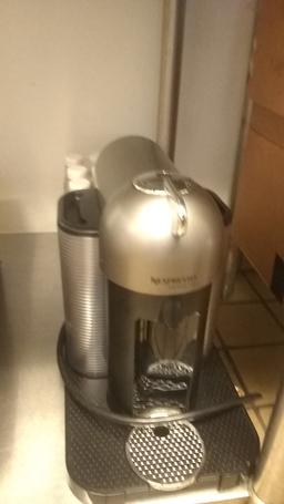 Nespresso table top espresso maker