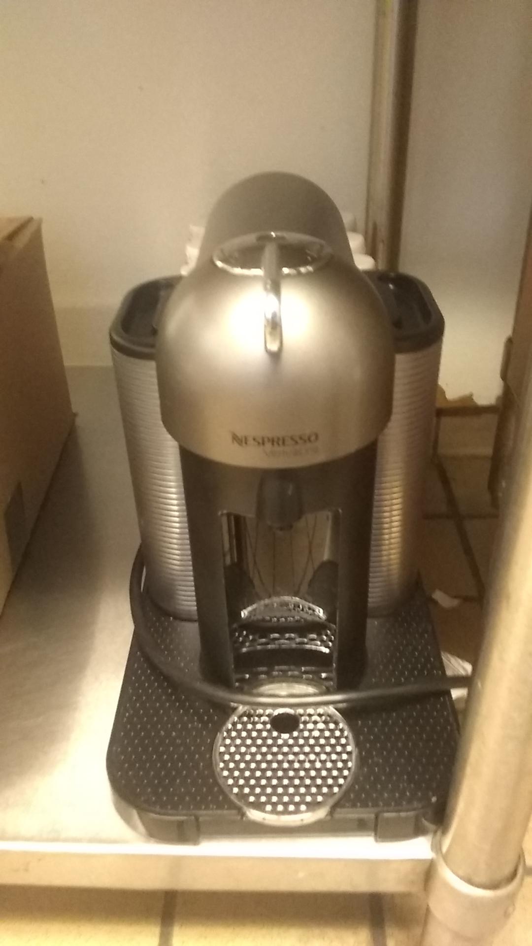 Nespresso table top espresso maker