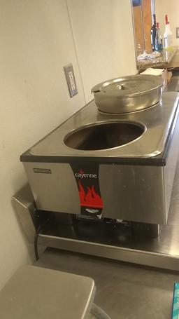 Vollrath stainless steel electric table top food warmers