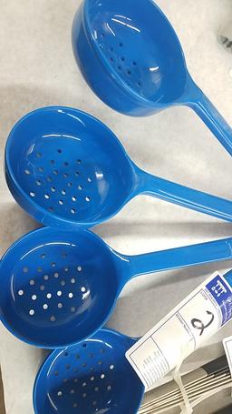 Blue plastic Spoons