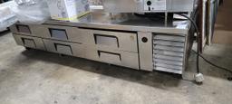 Refrigerated stainless steel equipment stand