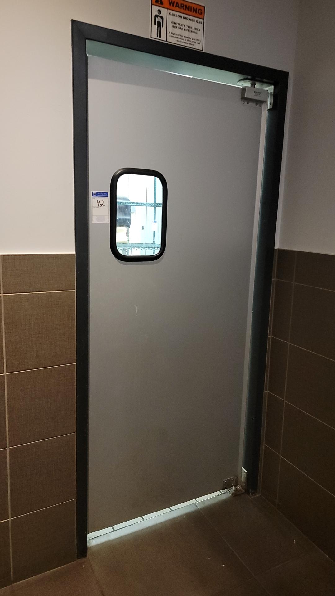 Commercial Swing door with hardware