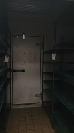 Walk-In Freezer and cooler combo with self contained compressor and fan