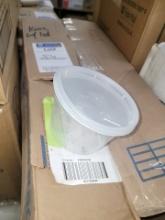 Deli Pro 16oz plastic container/lids 240/case