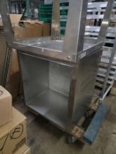 Stainless steel used ice bin with cold plate 22" x 24" x 37"