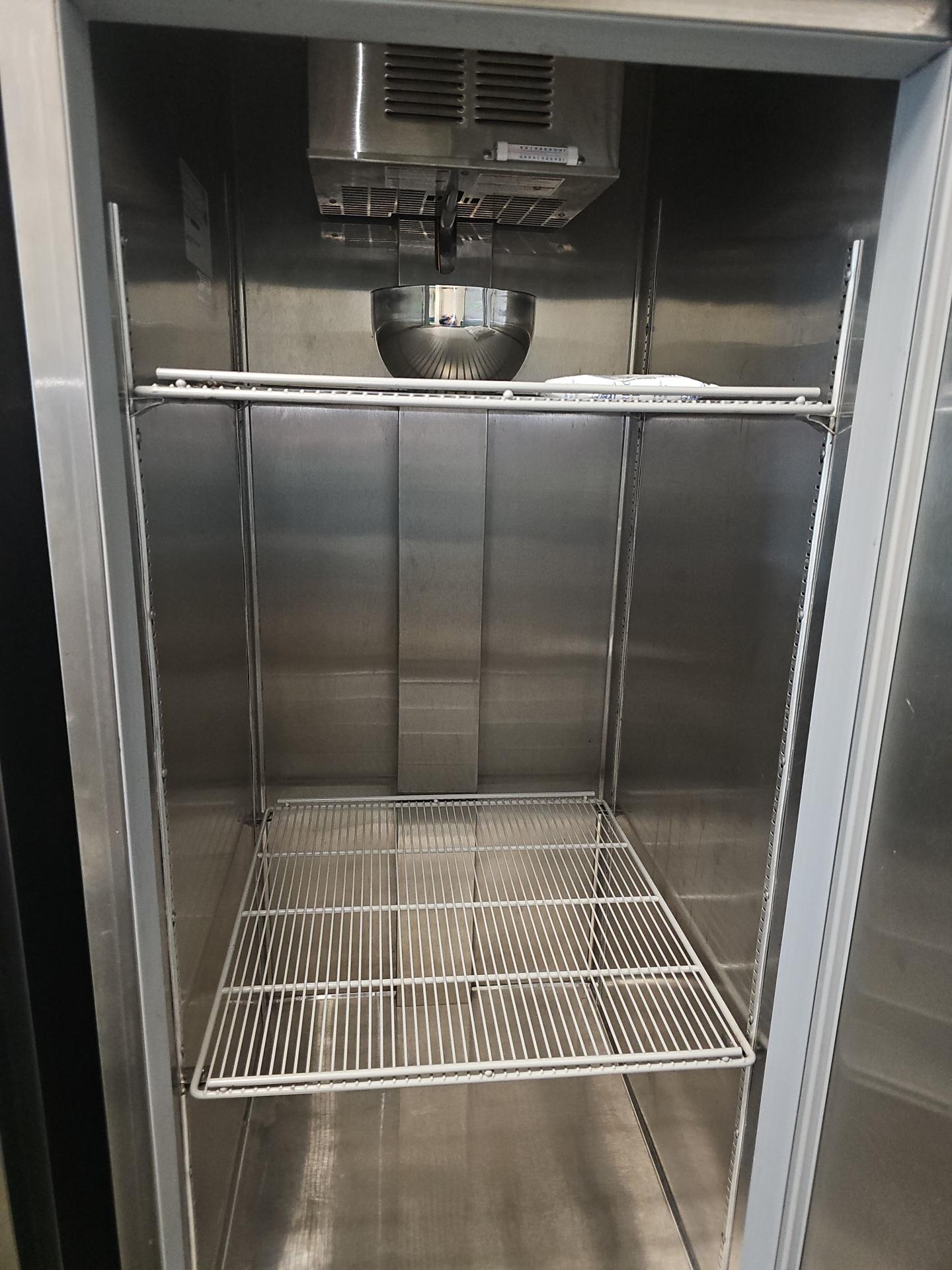 Horizon stainless steel single door freezer