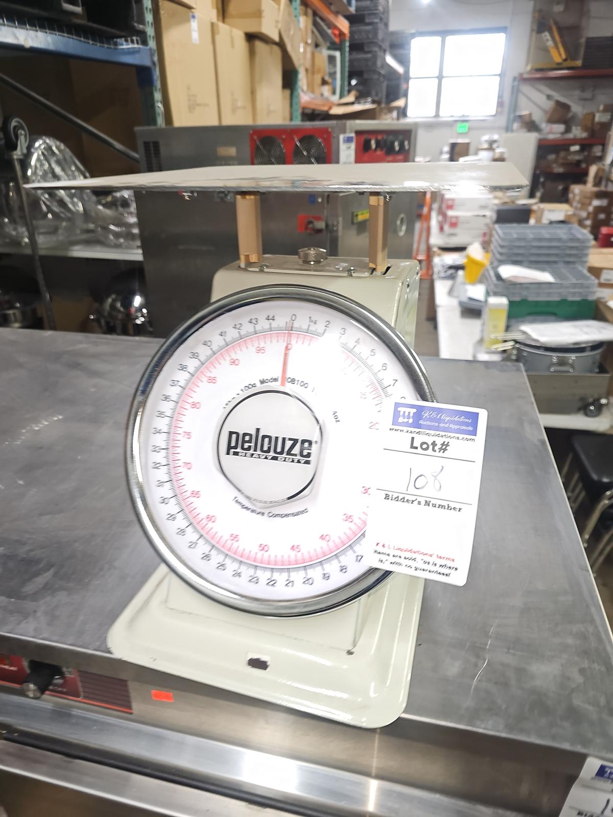 Pelouzi NEW bakery Heavy duty dry scale 100lb capacity