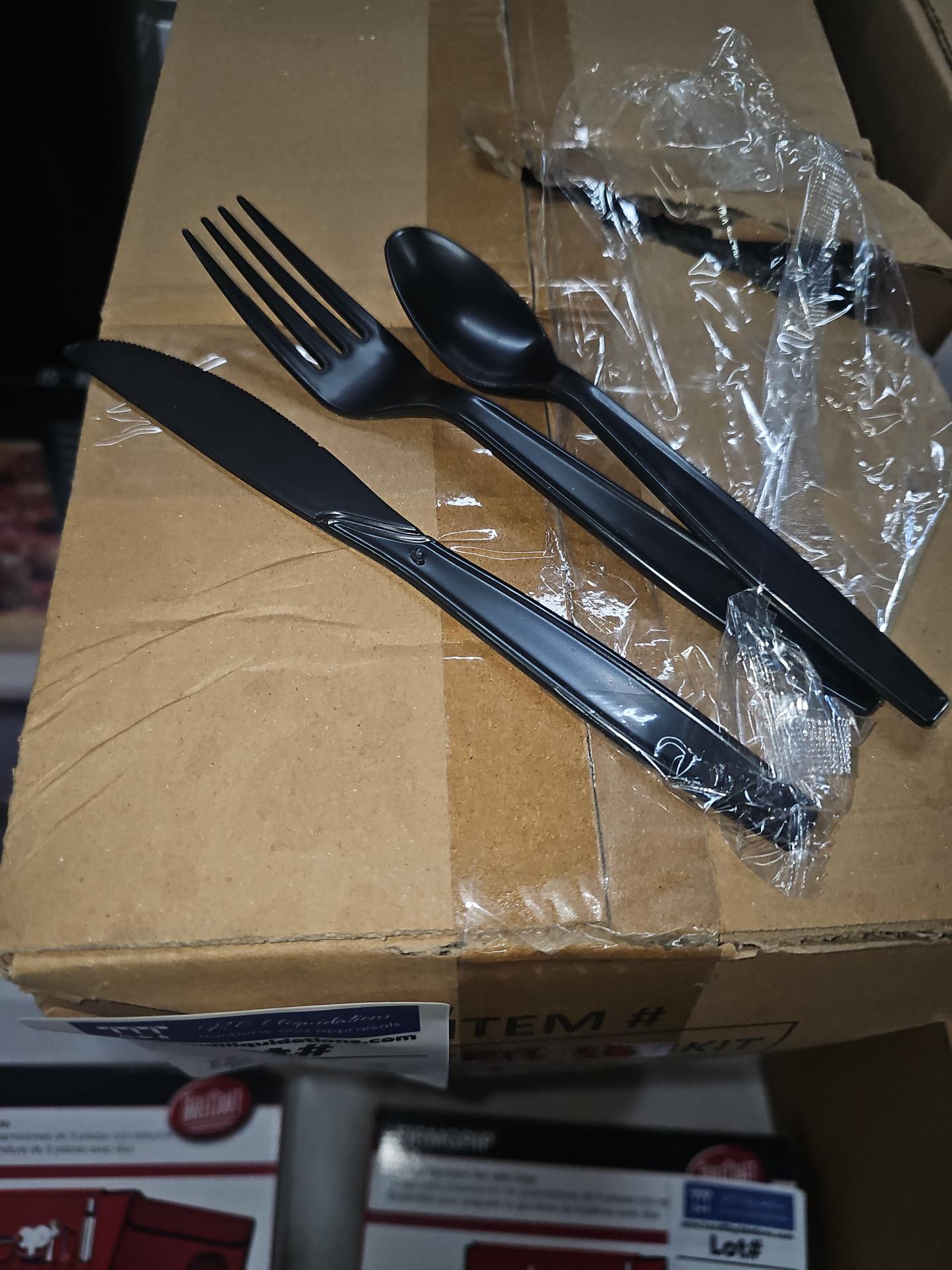 Plastic fork/spoon/knife 250ct