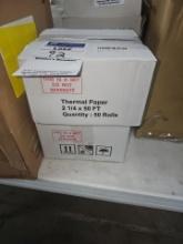 Thermal paper for registers printer 2 1/4" x 50'