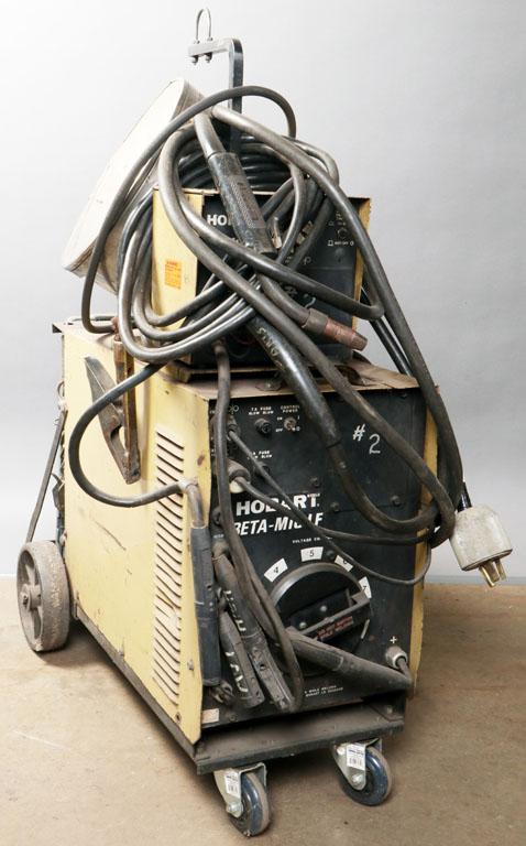 Hobart Beta-Mig LF welder with feeder, torch, power cord, accessory box; mo