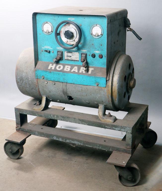 Hobart Model M-300 SMAW stick welder, mounted on cart; serial #12CW44952 (n