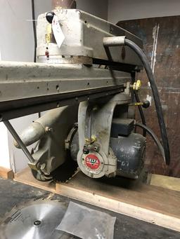 Delta Milwaukee Rockwell Model MX3-992, 14" Radial Arm Saw