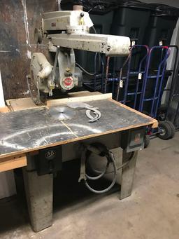 Delta Milwaukee Rockwell Model MX3-992, 14" Radial Arm Saw