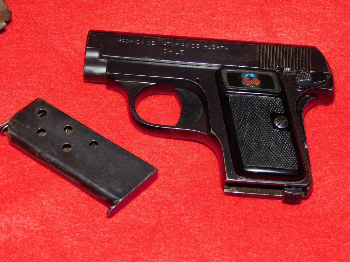 FME Fabrica de Material de Guerra Chile .25 Cal Pistol