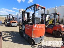 2014 TOYOTA 30-7FBCV20 Elec 3100# Forklift w/4'L F