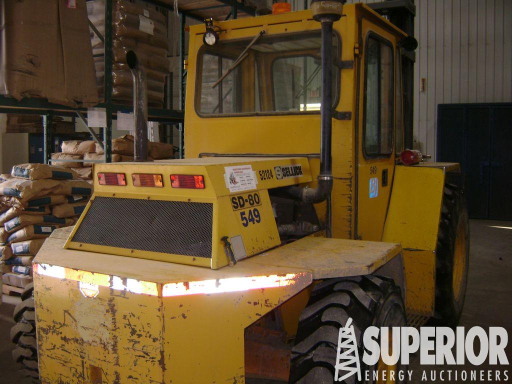 (1-4) 1996 SELICK SD-80 Rough Terrain 10,000# Fork