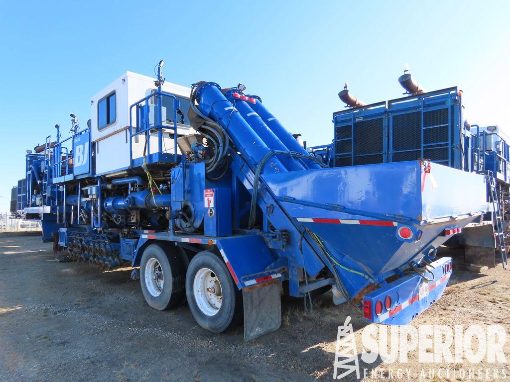 (x) (1-129) 2009 PRATT T/A 125-E Frac Blender Trai