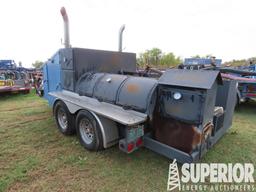 Shopbuilt T/A Bumper Pull BBQ Trailer, VIN-SX9