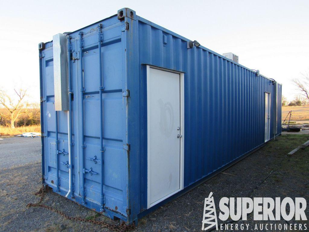 8'H x 9'W x 40'L Portable Office (Converted Shippi