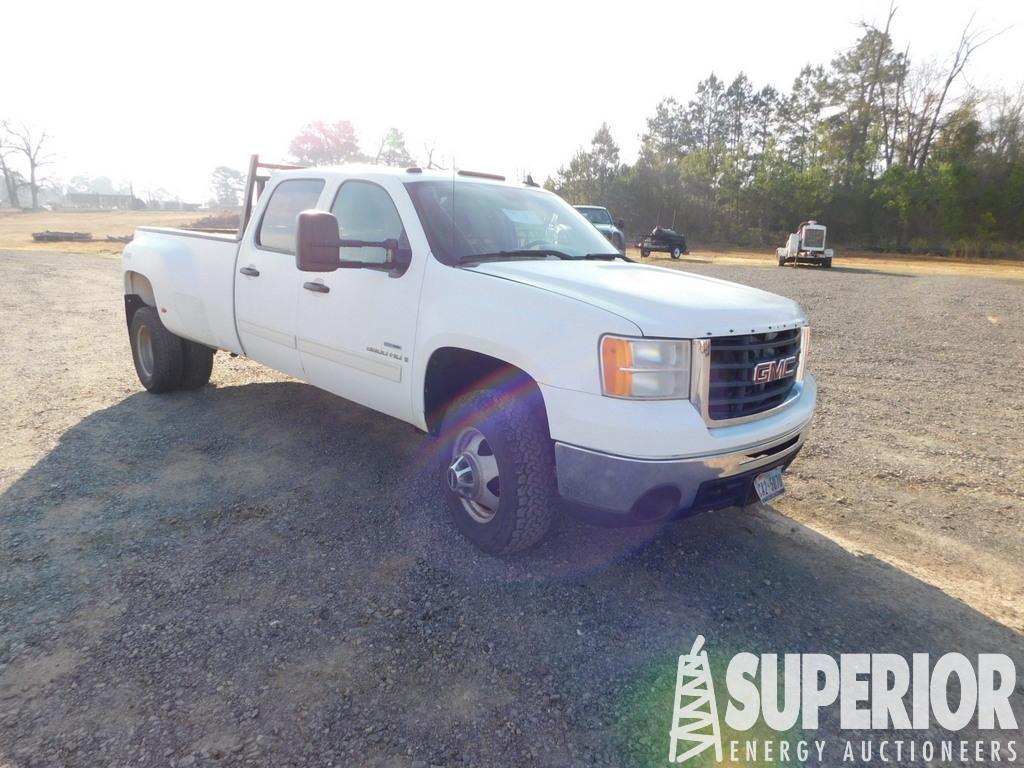 (x) 2008 GMC 3500HD Dually 4x4 Pickup, VIN-1GTJK33