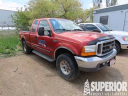 (x) 2000 FORD F-250XLT 4x4 Extended Cab Pickup, V