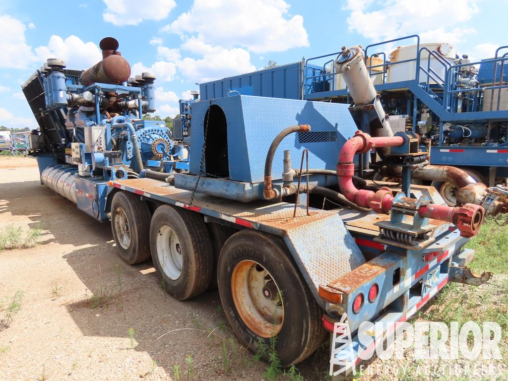 (x) (4-1) 2009 PRATT 3-Axle Gorilla Frac Pump Trai