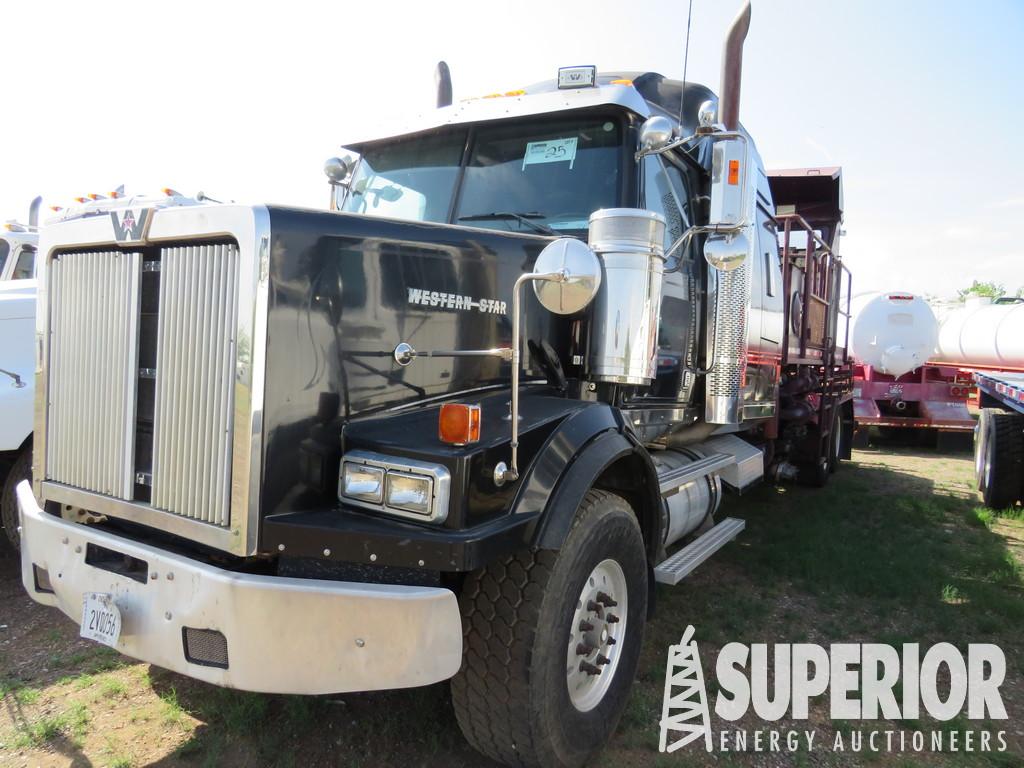 (x) 2007 WESTERN STAR 495 T/A Pump Truck, VIN-5KKM