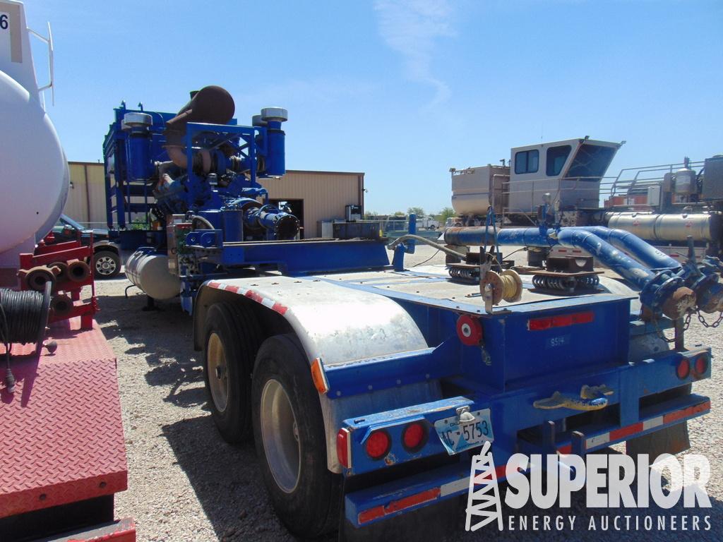 (x) (5-2) 2011 PRATT T/A Frac Pump Trailer, VIN-1P