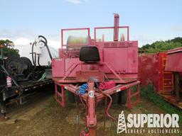 (M33) Shopbuilt T/A Spooling Trailer w/Pintle Hitc