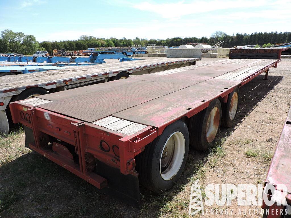 (x) 1998 FRUEHAUF 48'OAL 3-Axle Step Deck Trailer,