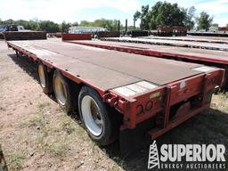 (x) 1998 FRUEHAUF 48'OAL 3-Axle Step Deck Trailer,